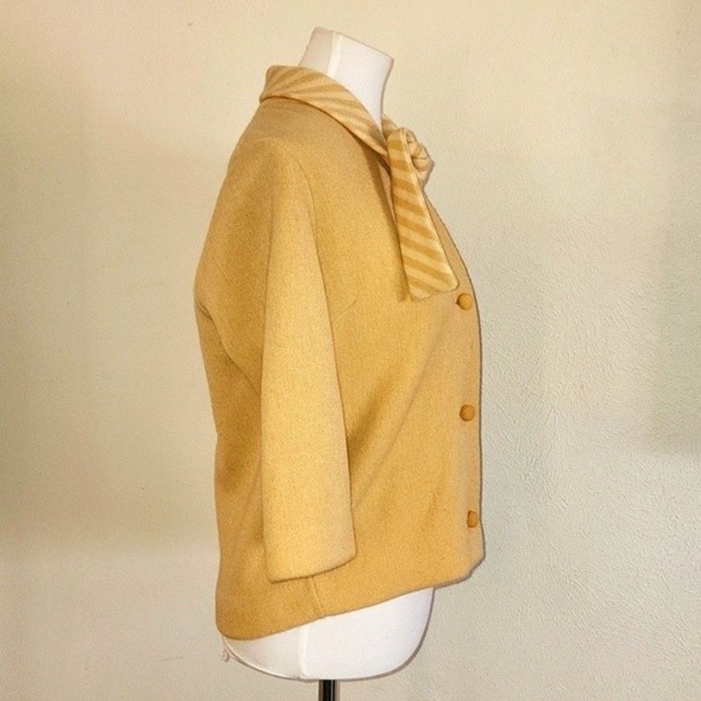 Knitwear by Glasgo LTD Vintage 1950's retro wool mohair mix mid sleeve cardigan - Picture 6 of 12